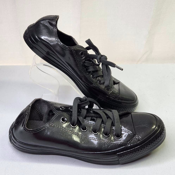 Converse Shoes - Converse Chuck Taylor All Star Women's Dark Gray Metallic Rubber Sneakers Size 7